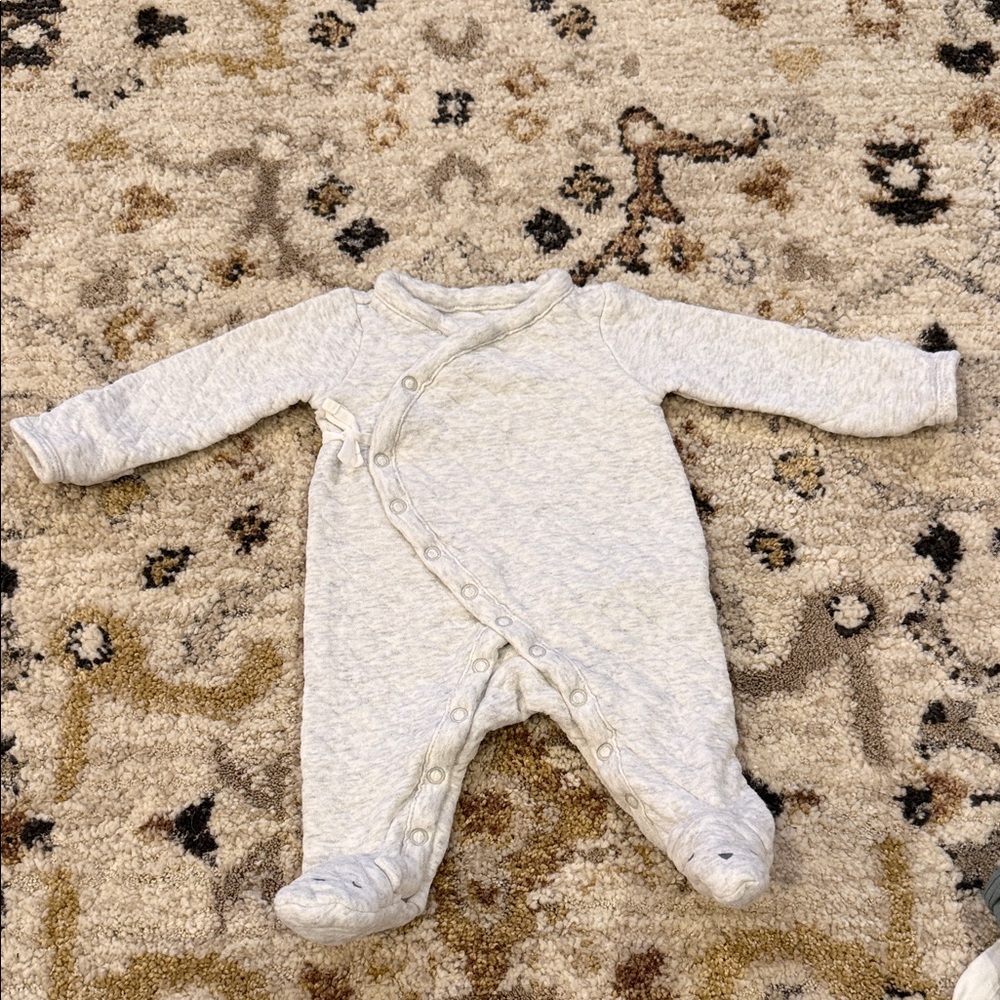 Carter's Soft Gray Kids One Piece Footie